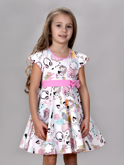 Платье детское принцесса/розовый