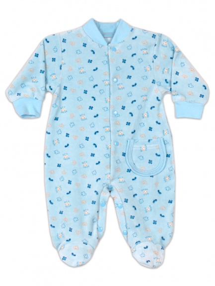 Комбинезон велюр без капюшона