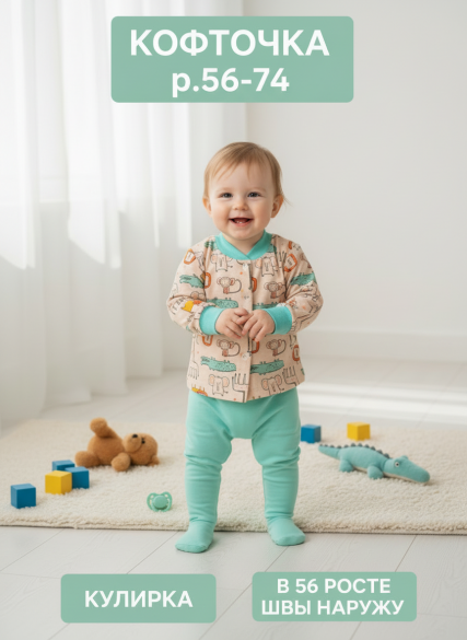 Кофта Ктр69ТУ-К зоопарк/африка