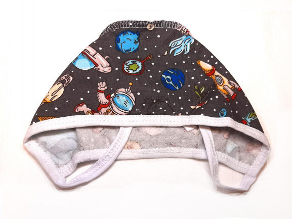 Чепчик астронавты/серый