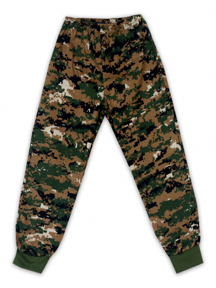 Брюки Клетка/хаки