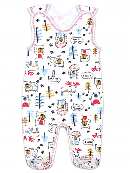 Ползунки детские на кнопках Лоси