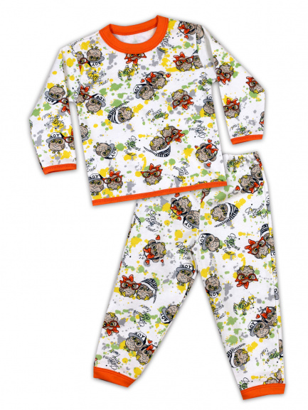 Пижама для девочек футер