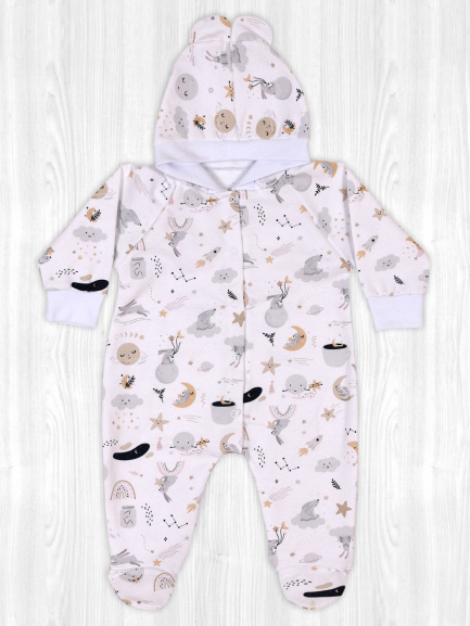 Комбинезон с ушками кролик/ракета