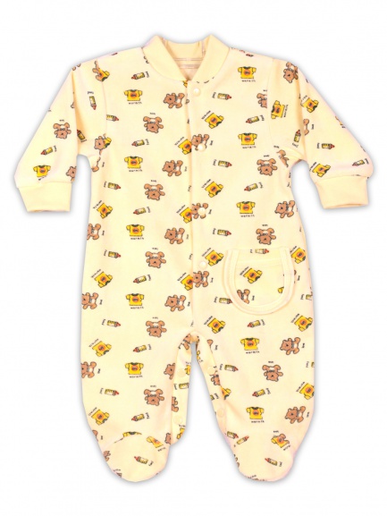 Комбинезон велюр без капюшона