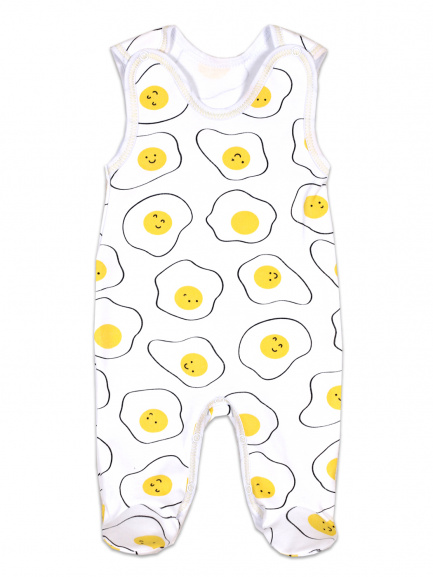 Ползунки детские на кнопках Яичница