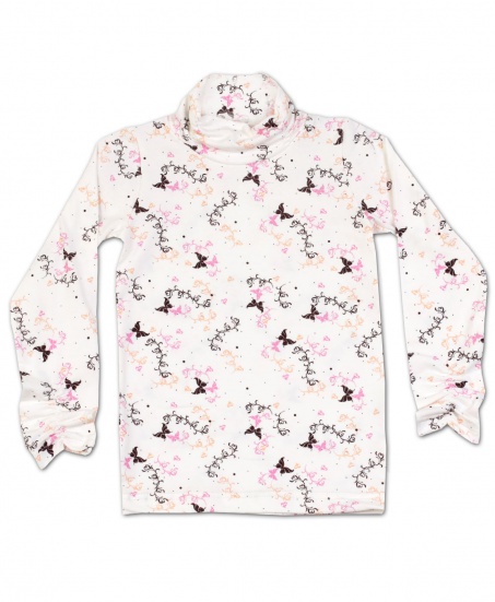 Бадлон водолазка узор