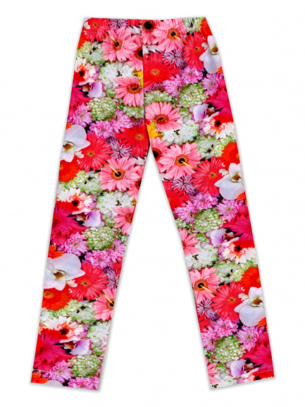 Леггинсы для девочек герберы