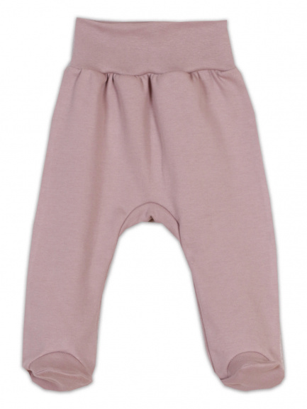 Ползунки на рибане однотон бурый