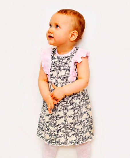 Платье для новорожденной девочки "Винтаж"