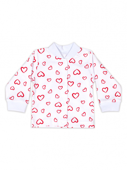 Кофта для новорожденного Крошка сердечки