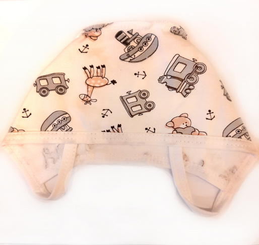 Чепчик жирафик/белый