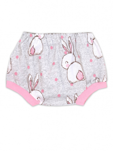 Трусы под подгузник хвостик/серый