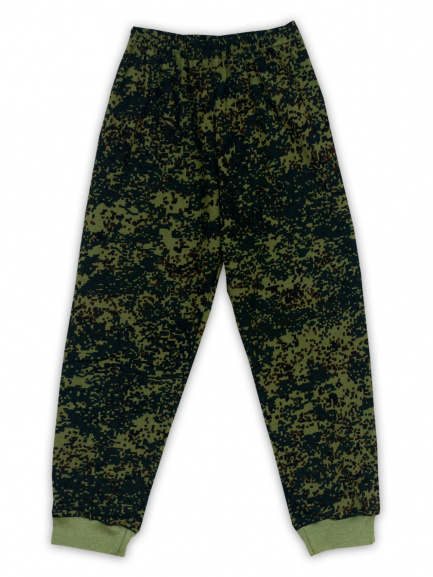 Брюки мозаика/хаки