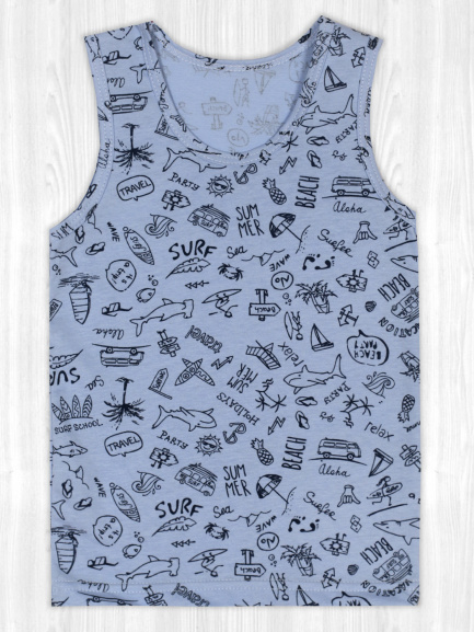 Майка для детей акулы/зонты