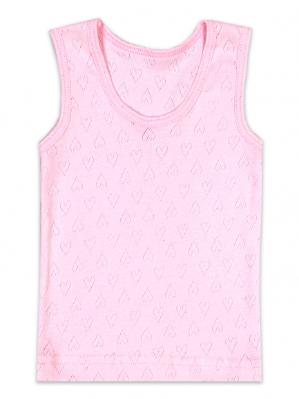 Майка для девочки однотонная