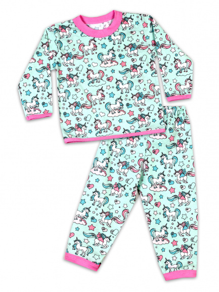 Пижама для девочки длинный рукав