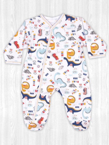 Комбинезон футер дино/разные