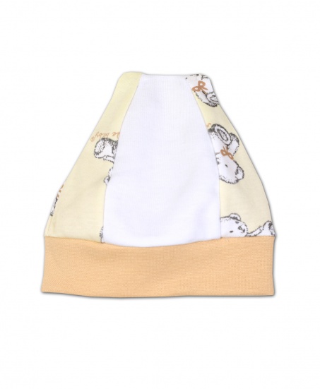 Шапочка интерлок экрю