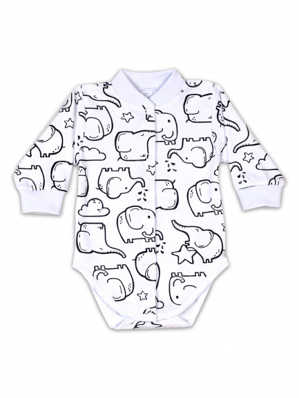Боди для новорожденных Слоны