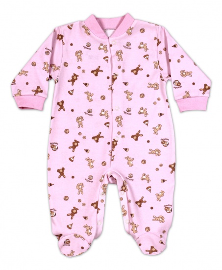 Комбинезон зай/розовый