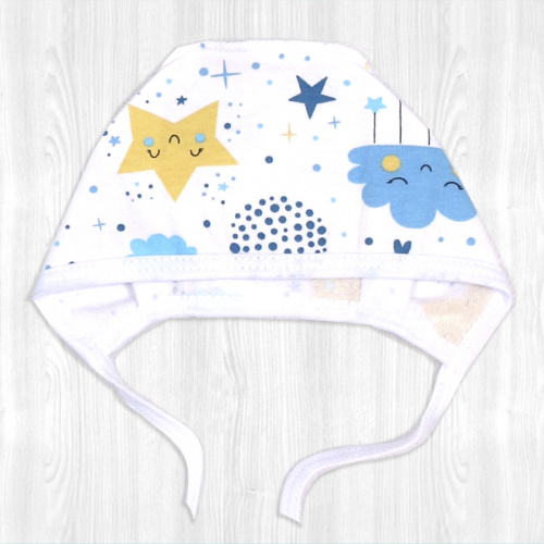 Чепчик облака/бирюза