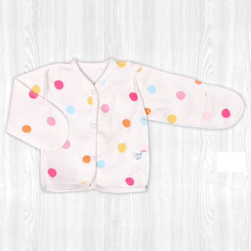 Кофта для новорожденного Крошка горошки/разные