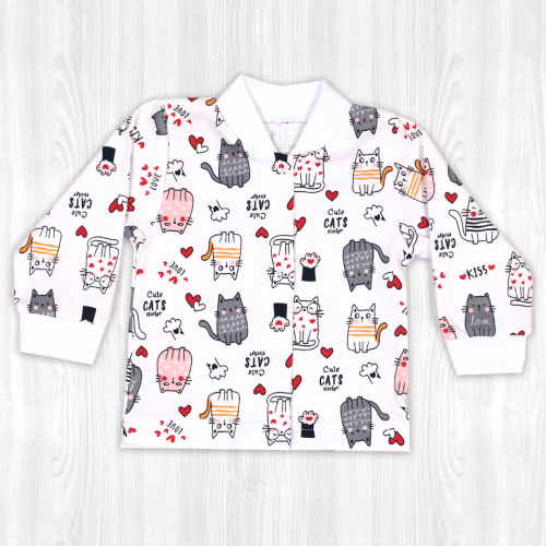 Кофта для новорожденного котик/любимый
