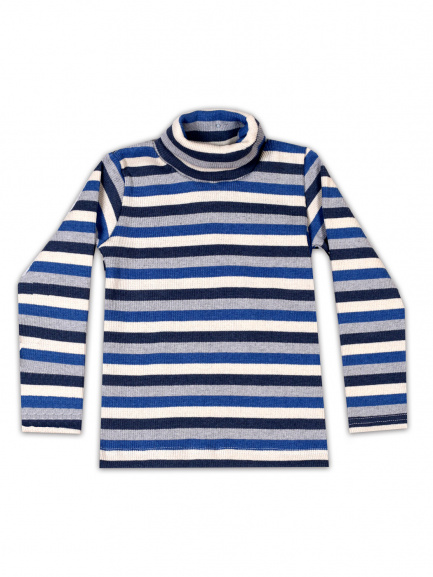 Бадлон полоска молоко/деним