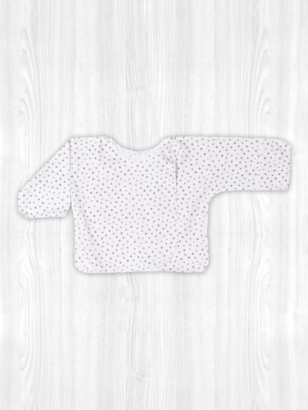 Распашонка РСОЗ горох/серый