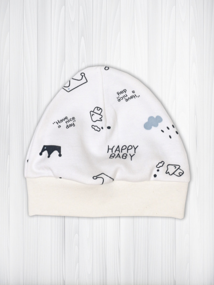 Шапочка детская счастье/голубой