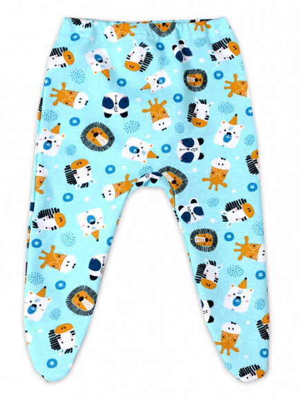 Ползунки для новорожденных на резинке Зоопарк