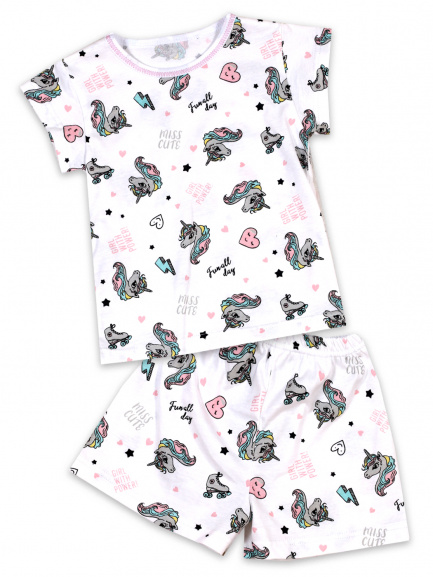 Пижама для девочки футболка+шорты