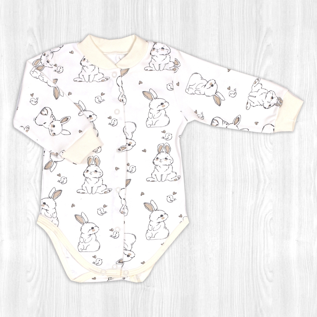 Боди для новорожденных "крольчата/милые" М-7043 - купить в Санкт ...